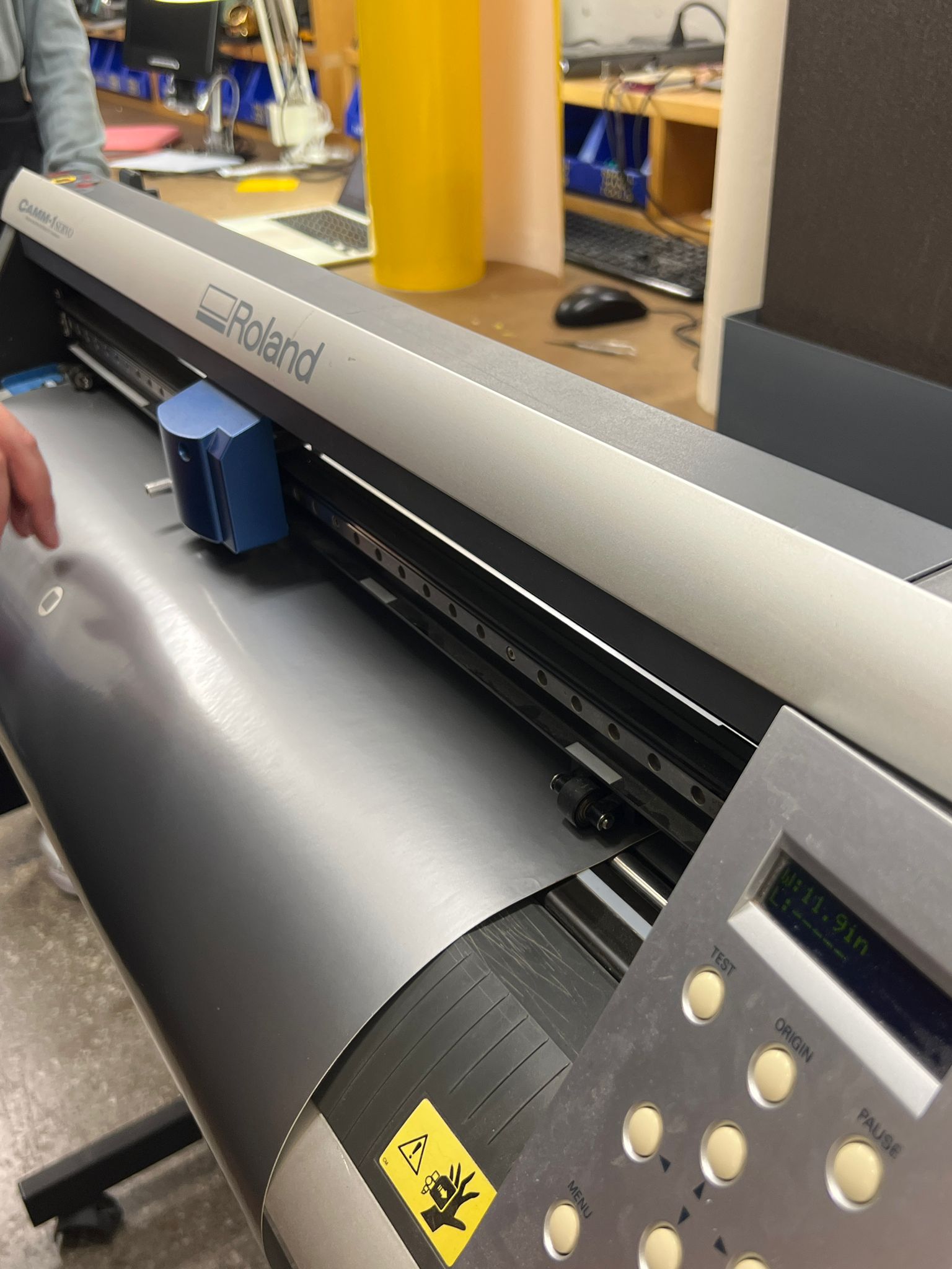 Vinyl cutter setup screenshot